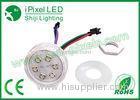 24V 6led Smd5050 45mm RGB lED PIXEL 19mm Hole Size Smd5050 Module Light