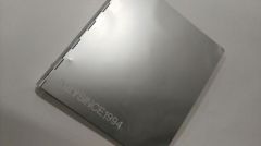 Custom gloss silver metal cover wire-bound notebook or diary for company advertising