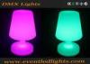 Remote control rechargeable LED glowing table lamp for bar club / home decoration