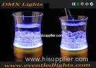 Blue Bar Illuminated Ice Bucket Lithium Battery With Remote Control