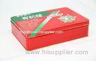 Custom Red Gift Aluminum Storage Boxes For Cookie / Candy FDA