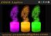 Pink / Green Eye Protection Cordless Rechargeable Table Lamps Color Changing