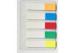 Colored end Index Sticky Notes for marking 44X10mm x20 sheets x 5 pads
