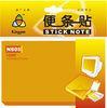 Self adhesive orange stationery tabbed Sticky Notes Water based glue