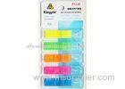Fluorescent Rainbow Pop Up Sticky Notes PET colors 44 X 12mm x 20 sheets