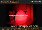 Red Led Waterproof Ball Light Plastic Remote Control For Event Party