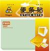 Customized Water based glue Pastel green Sticky Notes with logo printing