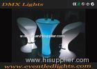 modern molded garden treasures garden lighting light up outdoor plastic bar table