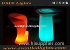 PE material Led Furniture lounge table furniture