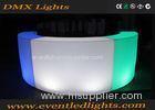 Event Party / Wedding Lighting Led Furniture Mobile Bar Counter For Rental