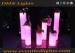 wedding eventsLed Furniture decorative lighting multi color pillars