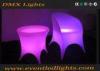 Pink Led Furniture PE Plastic Infrared Waterproof Outdoor Patio