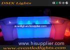 Modern Rechargeable Led Ice Bucket Bar Counter Blue / Red / Purple