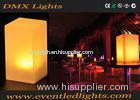 Yellow Cube Cordless Led Table Lamp Decoration Illuminious Color Changing