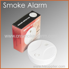 High accuracy photoelectric smoke detector alarm with 9v battery