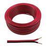 100M Roll 20.50mm2 Audio Speaker Cable Stranded OFC Conductor Red Black PVC