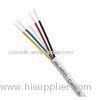 White Unshielded 0.22mm2 Security Alarm Cable / Burglar Alarm Cable Flame Retardant