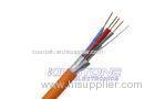 Halogen Free Fire Resistant Cable Orange PVC 4 Cores Copper Conductor