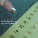 Factory Price Custom Clear Vinyl Stickers Gold Foil Adhesive PET Logo Sticker Printing Transparent Cosmetics Label