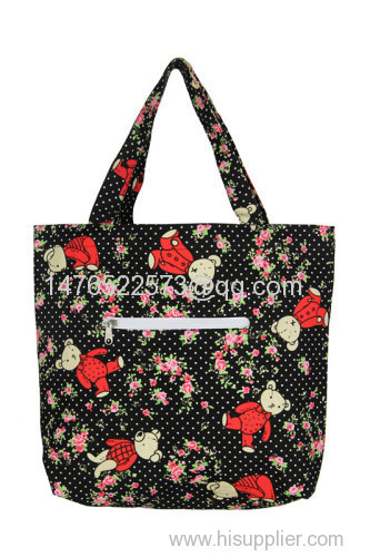 pretty cotton eco shopping bag