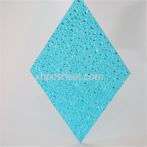 UNQ decorative building materials embossed polycarbonate sheet