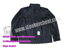 Safety Casino Poker Cheating Devices Black Cotton Men Style Jacket