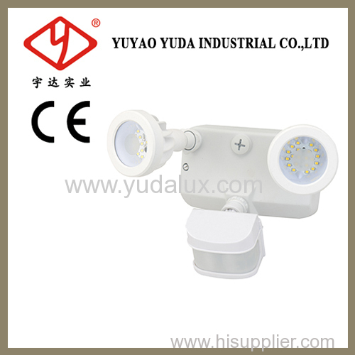 Dual bright led outdoor motion sensor lamp