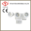 Triplehead motion sensor outdoor flood lihgting