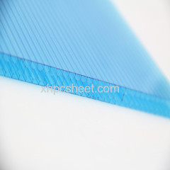 UNQ lowes honeycomb polycarbonate panel plastic clear roofing sheets with 6mm-12mm thickness