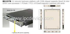 Xeon Network Appliance to 32 Gbe LAN Ports or eight 10G network ports