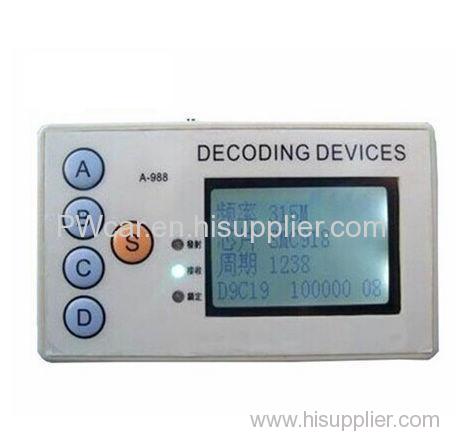 PWcar universal remote control signal receiver 315MHZ/330MHZ/430MHZ/433MHZ remote key code detector scanner