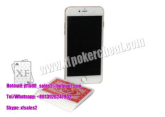 2015 White Plastic Iphone 6 Mobile Poker Exchanger Gambling Cheat Devices