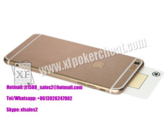 2015 White Plastic Iphone 6 Mobile Poker Exchanger Gambling Cheat Devices