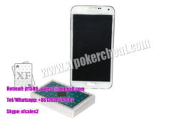 Black Plastic Samsung Note 3 Mobile Poker Cheat Device / Gambling Poker Cheaters