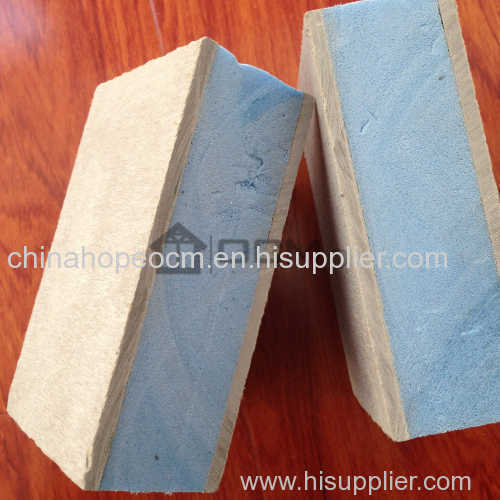 Non-toxin exterior wall fiber cement sandwich panel