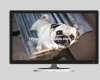 LED TV SKD TV Metal side 22&quot;/23&quot;/24&quot; Sliver color and Ultra slim with aluminum alloy