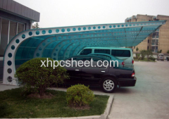 UNQ China polycarbonate covering canopies/carports/car shelter for sale