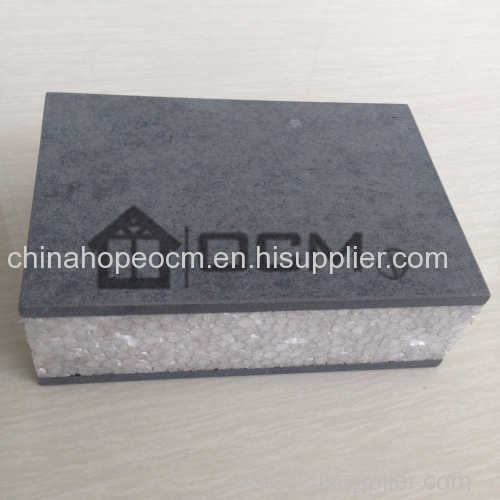 Factory price eps fiber cement sandwich panel