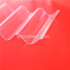 UNQ construction polycarbonate corrugated sheet with UV Coating high quality