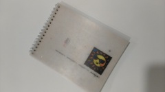 Custom PVC cover wire-bound hardcase book with round rings printing