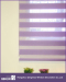 Interior Decoration Manual Venetian Horizontal Zebra Blind/Korea Imported Fabric