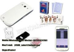 White Samsung Glaxy CVK 350 Poker Analyzer For Cheat At Texas Hold Em Poker Game