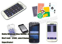 White Samsung Glaxy CVK 350 Poker Analyzer For Cheat At Texas Hold Em Poker Game