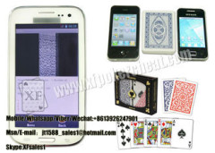 White Samsung Glaxy CVK 350 Poker Analyzer For Cheat At Texas Hold Em Poker Game