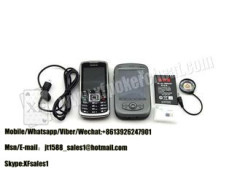 Texas Holdem Grey English / French Plastic Poker Analyzer With Earpiece