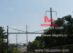 catenary poles steel tower