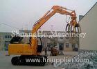 ISO Certified Grapple Machine For Large Mechanized Loading And Unloading Scrap Metal Crawl