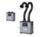 Electronic Laser Cutting Industrial Fume Extractor with Two Arm 75mm and four wheels