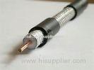 PE Jacket RG11 CATV Coaxial Cable 1CCS with 60% AL Braid for Outdoor