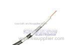 CATV CCTV Quad Shield Flexible RG6 Coaxial Cable Foamed PE 3GHz